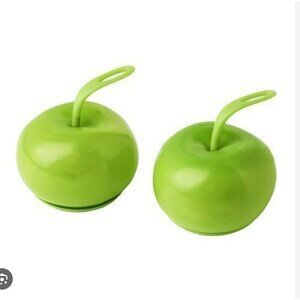 Ikea Solvinden Led Battery Powered Green Apple Shaped Ligths  Set of Two